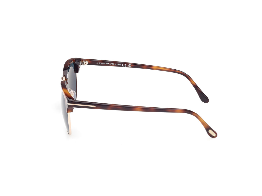 Gafas de sol tom ford ft0248 53v havana brownline masculino talla 53mm - Vista de detalle
