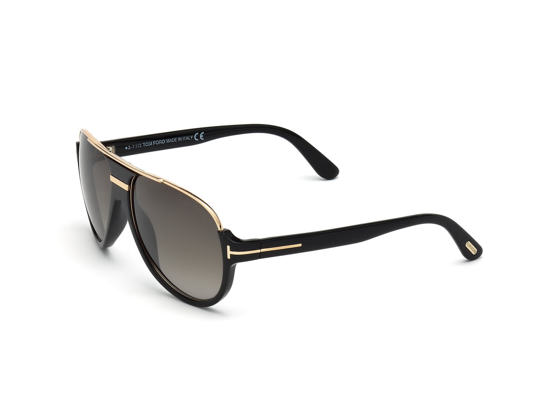 Sonnenbrillen tom ford ft0334 01p negro pilot masculino größe 59mm - Detailansicht