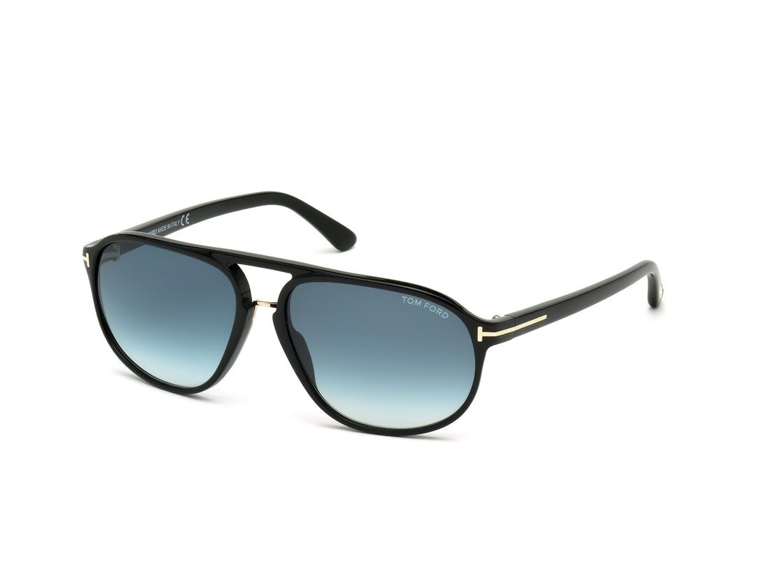 Gafas de sol tom ford ft0447 01p negro oval masculino talla 60mm - Vista principal