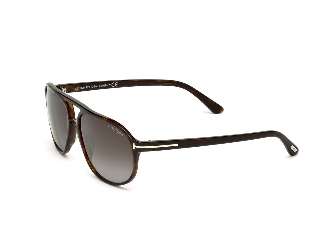 Gafas de sol tom ford ft0447 52b havana oval masculino talla 60mm - Vista de detalle