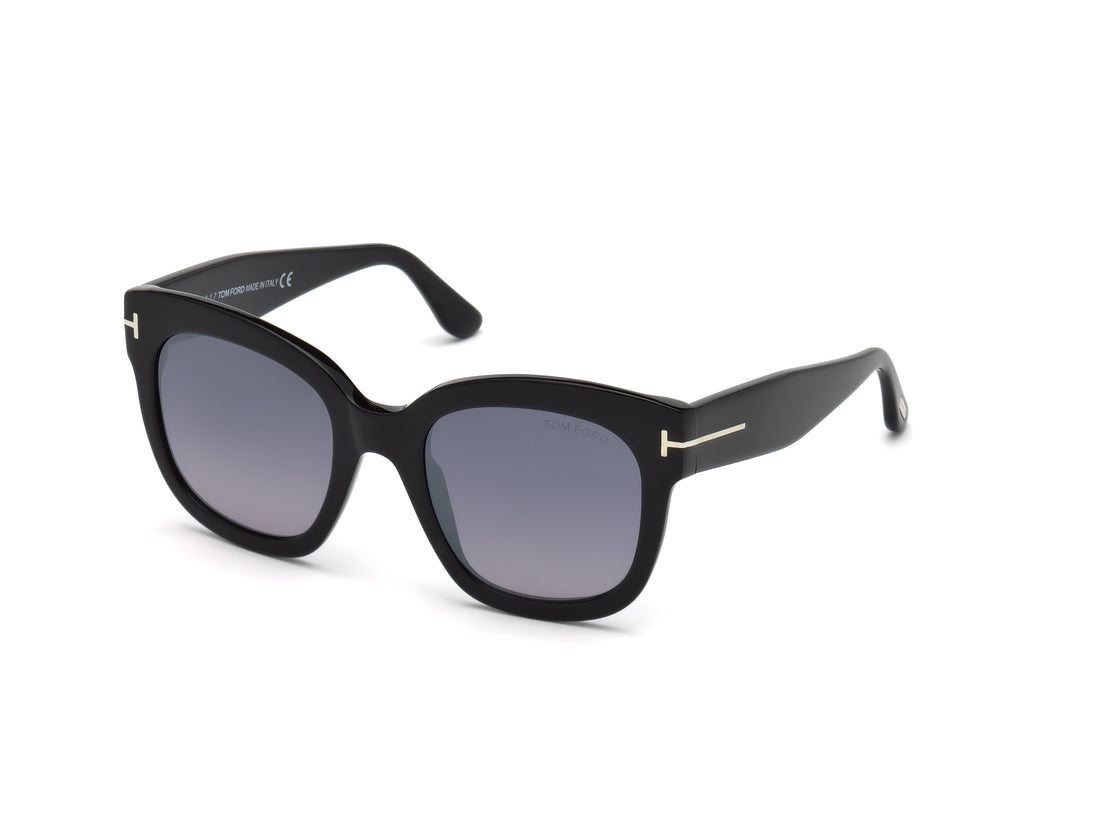 Lunettes de soleil tom ford ft0613 01c negro square femenino taille 52mm - Vue principale