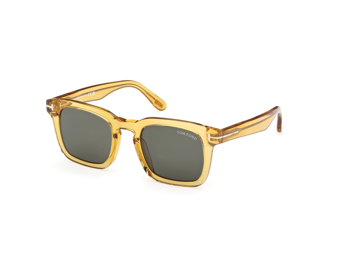 Gafas de sol tom ford ft0751 dax 39n amarillo square masculino talla 50mm - Vista principal