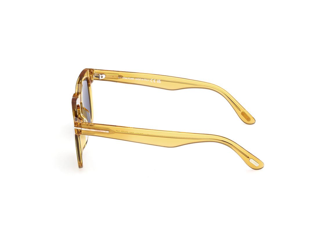Gafas de sol tom ford ft0751 dax 39n amarillo square masculino talla 50mm - Vista de detalle