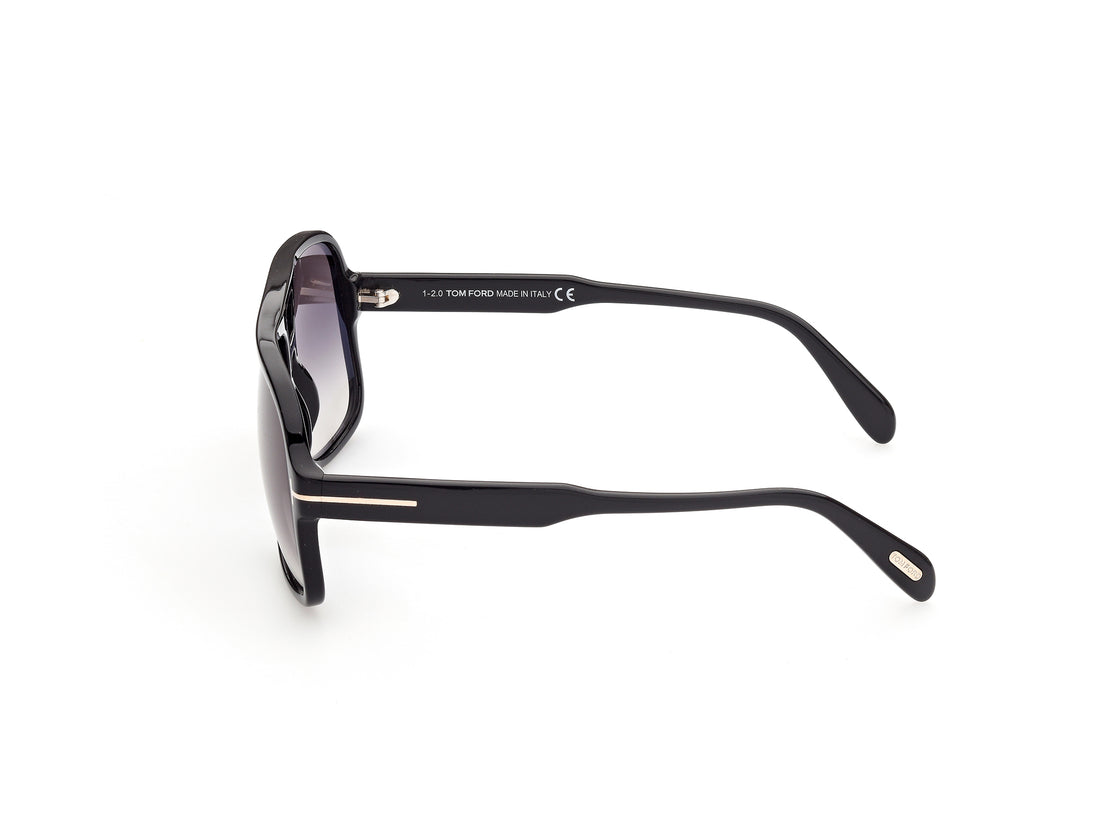 Sunglasses tom ford ft0884 falconer-02 01b negro navigator masculino size 60mm - Detailed view