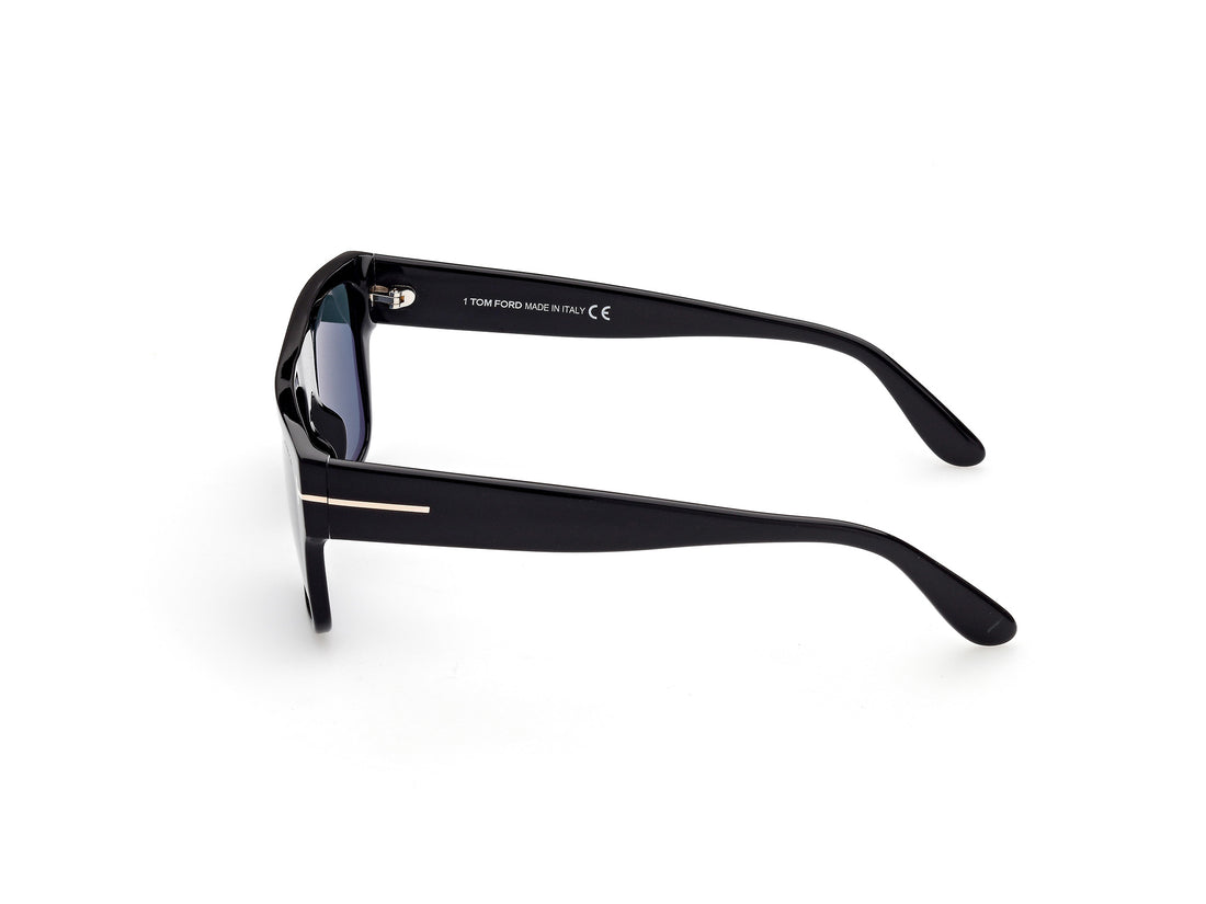 Gafas de sol tom ford ft0907 dunning-02 01v negro rectangular masculino talla 55mm - Vista de detalle