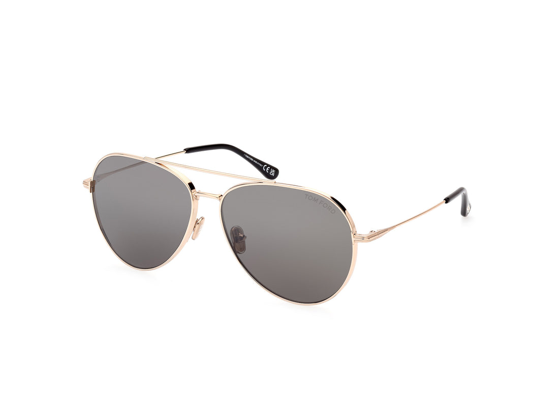 Sonnenbrillen tom ford ft0996 dashel-02 28a dorado pilot unisex größe 62mm - Hauptansicht