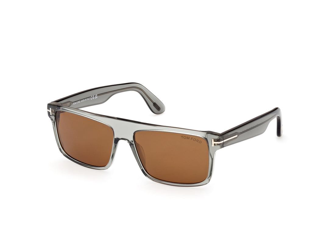 Sonnenbrillen tom ford ft0999 philippe-02 20e gris rectangular masculino größe 58mm - Hauptansicht