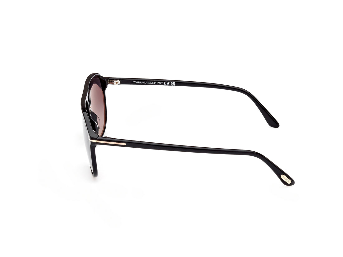 Gafas de sol tom ford ft1026 bruce 01b negro navigator masculino talla 61mm - Vista de detalle