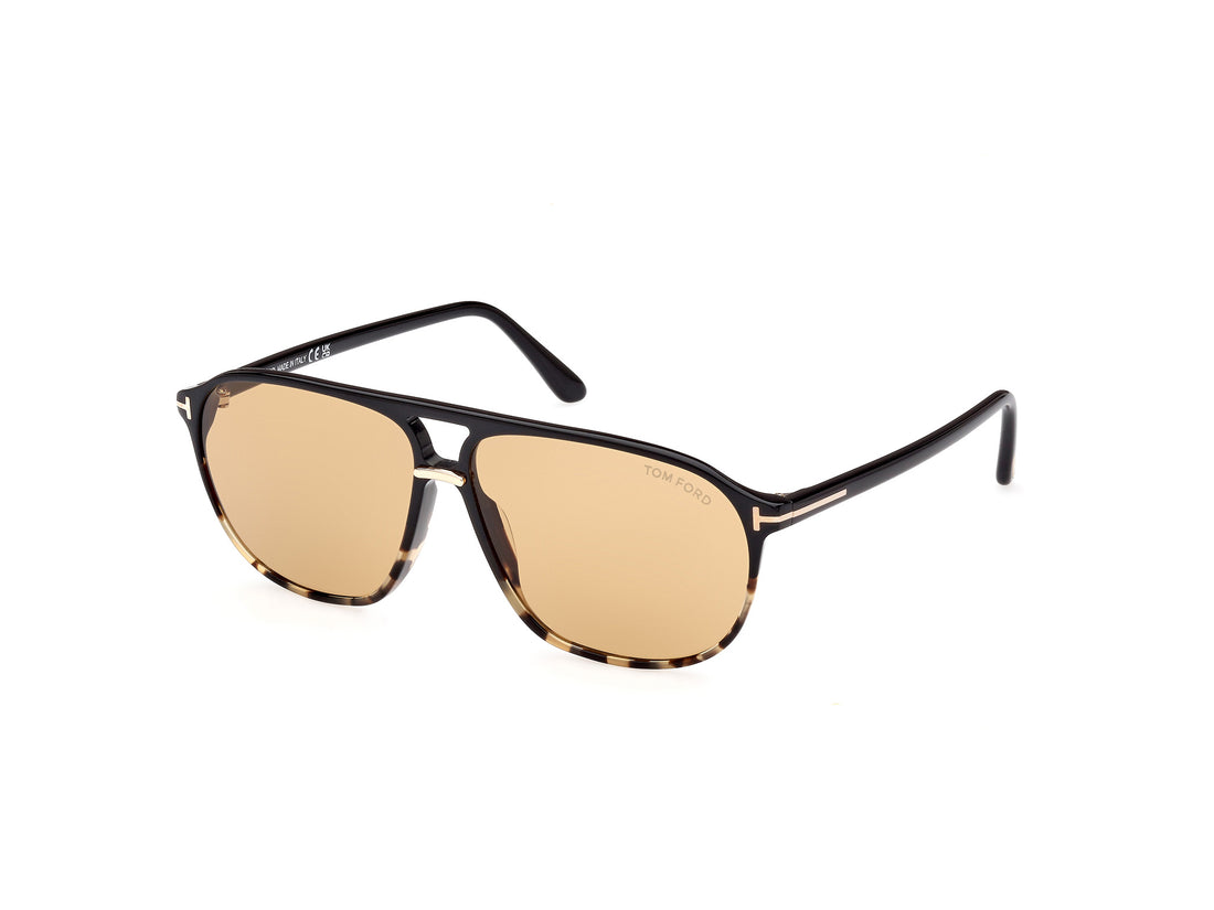 Gafas de sol tom ford ft1026 bruce 05e negro navigator masculino talla 61mm - Vista principal