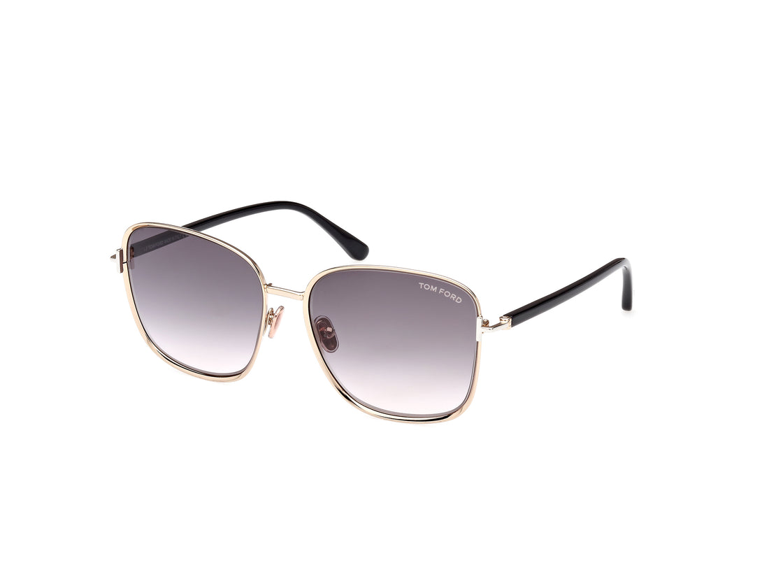 Gafas de sol tom ford ft1029 fern 28b dorado square femenino talla 57mm - Vista principal