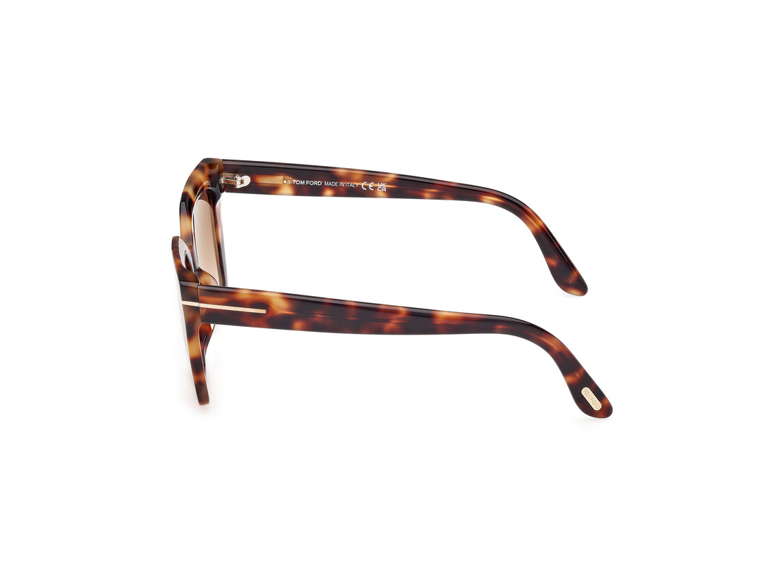 Sonnenbrillen tom ford ft1030 winona 53f havana cat eye femenino größe 53mm - Detailansicht