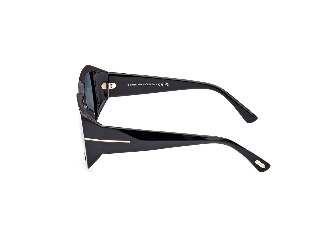 Sonnenbrillen tom ford ft1035 ryder-02 01v negro femenino größe 51mm - Detailansicht