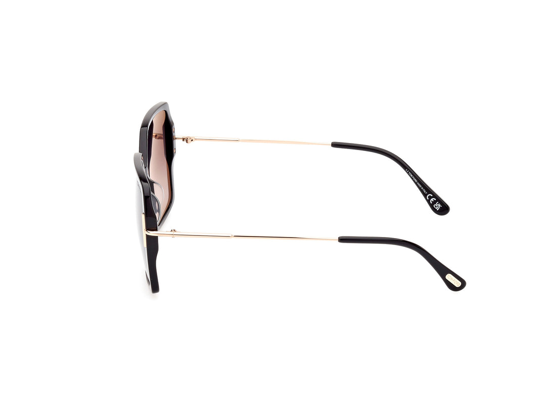 Sonnenbrillen tom ford ft1039 joanna 01b negro butterfly femenino größe 59mm - Detailansicht