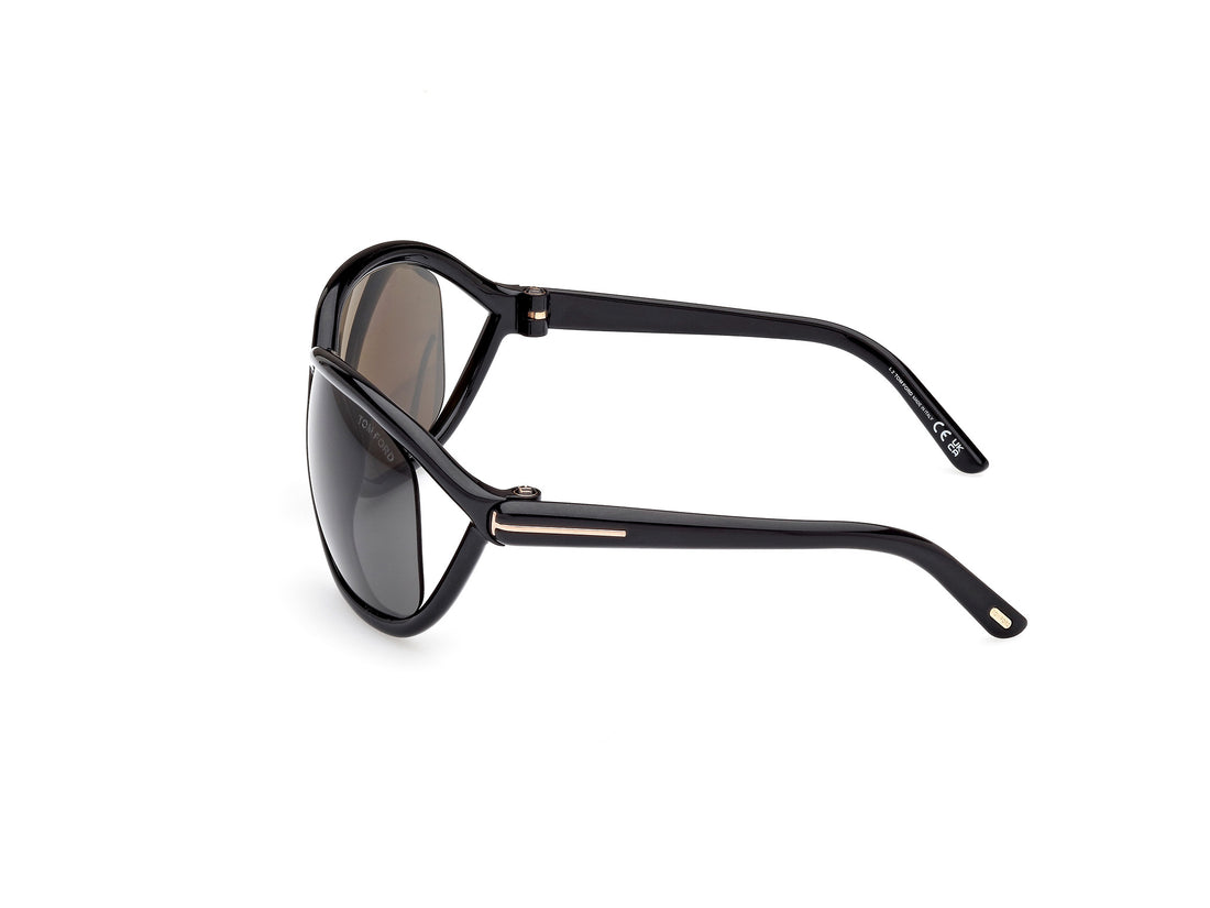 Occhiali da sole tom ford ft1069 fernanda 01a negro butterfly femenino taglia 68mm - Vista dettagliata