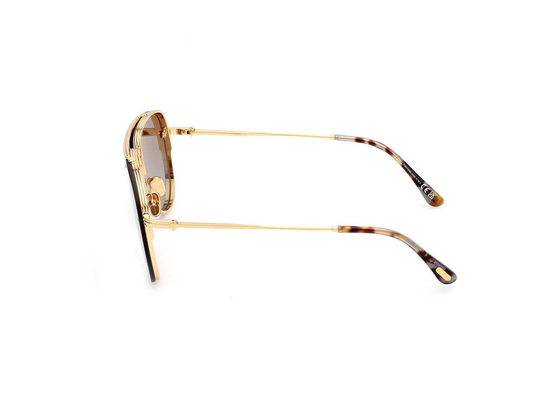 Sonnenbrillen tom ford ft1071 leon 30f dorado pilot masculino größe 62mm - Detailansicht