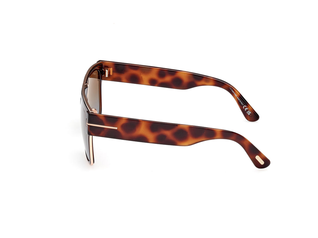 Sonnenbrillen tom ford ft1073 edwin 48f marron square unisex größe 54mm - Detailansicht