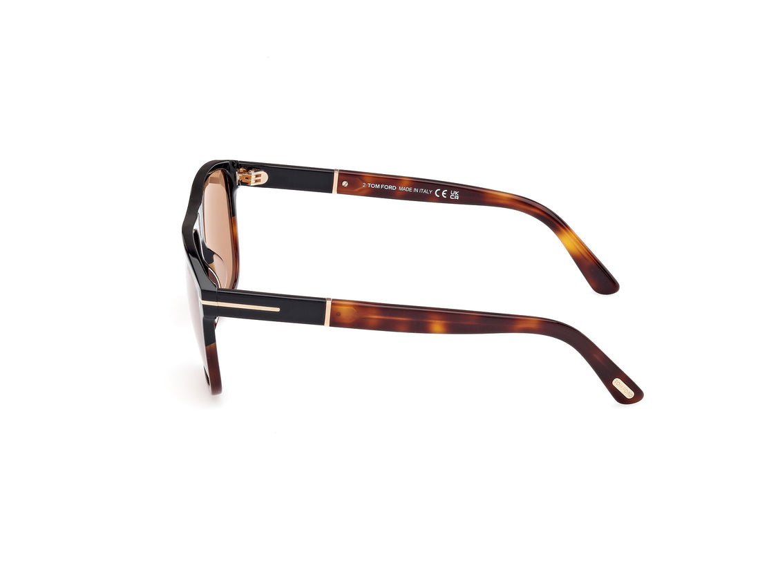 Sonnenbrillen tom ford ft1081 frances 05e negro square masculino größe 58mm - Detailansicht