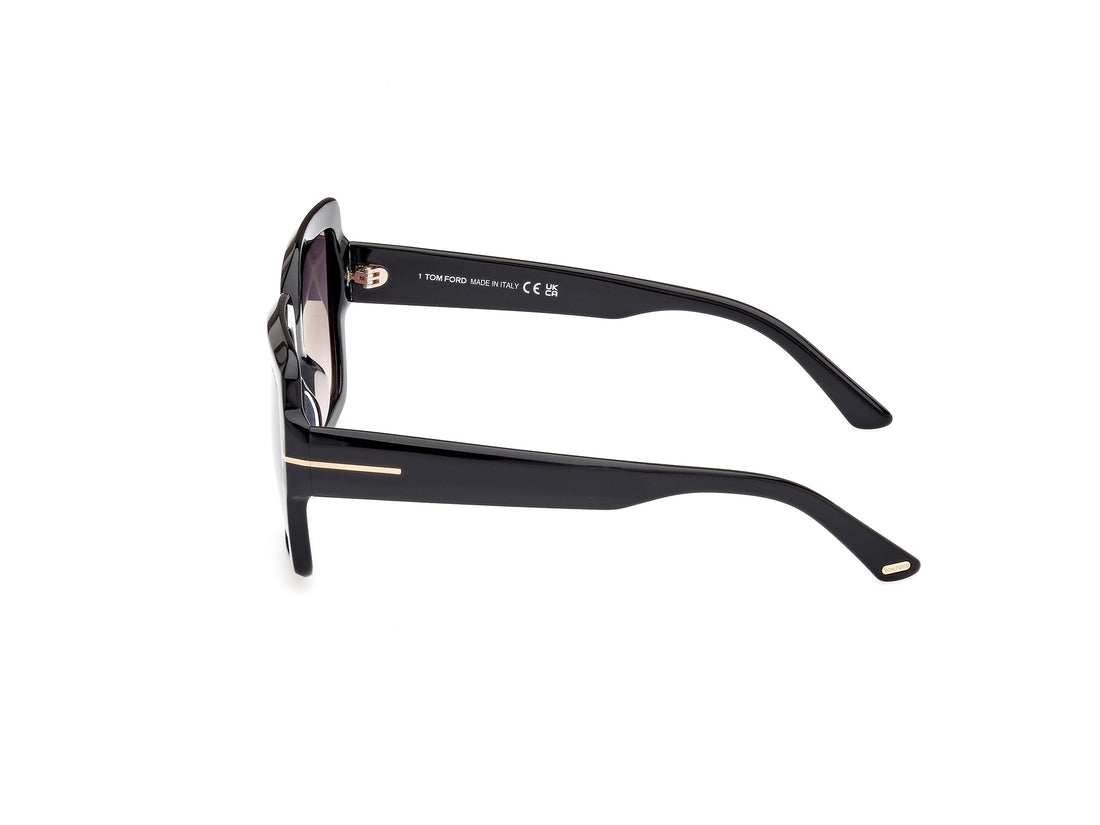 Gafas de sol tom ford ft1082 kaya 01b negro square femenino talla 54mm - Vista de detalle