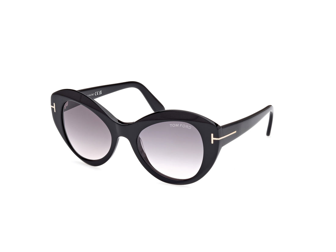 Sonnenbrillen tom ford ft1084 guinivere 01b negro butterfly femenino größe 52mm - Hauptansicht