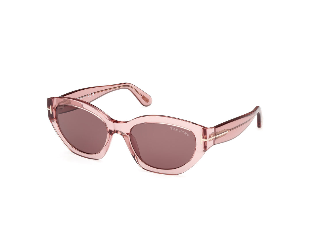Sonnenbrillen tom ford ft1086 penny 72e rosa geometric femenino größe 55mm - Hauptansicht
