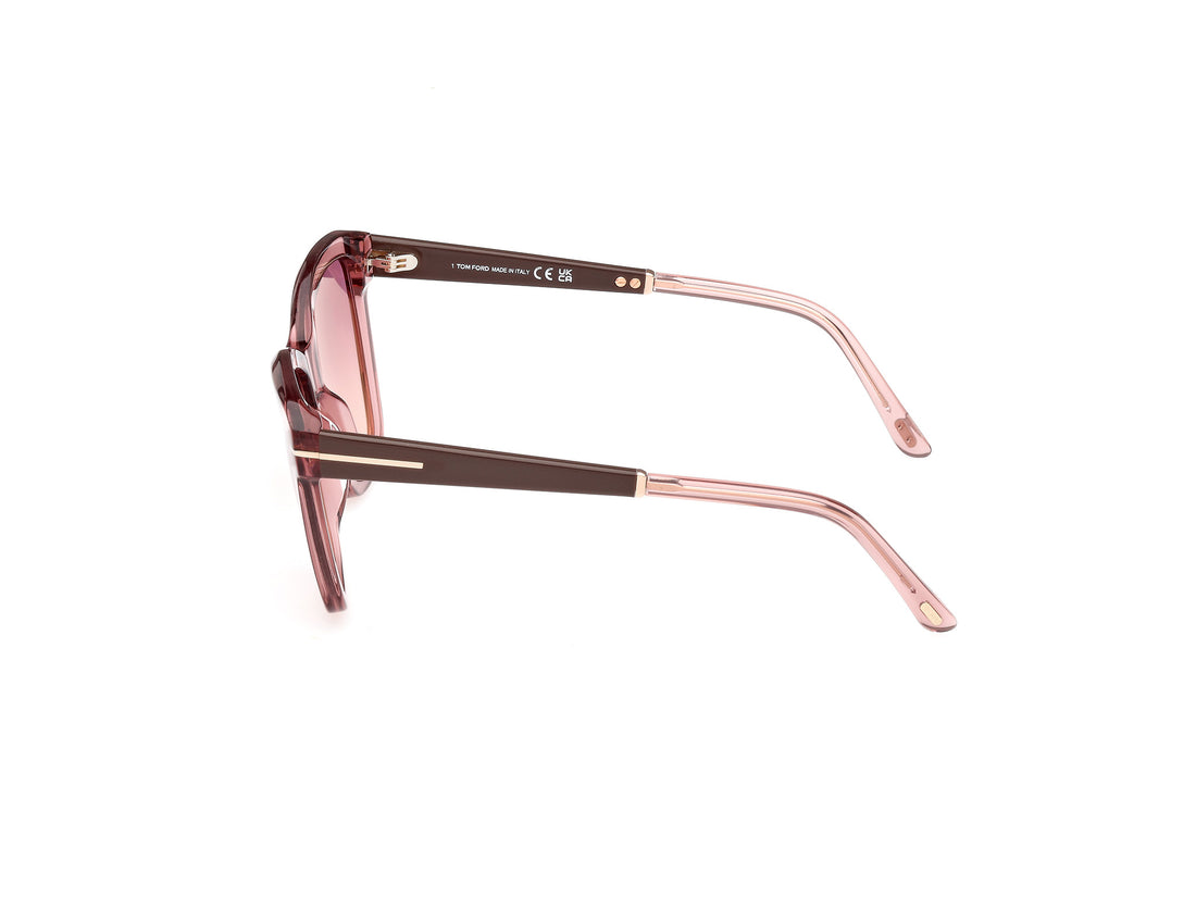Sonnenbrillen tom ford ft1087 lucia 72z rosa square femenino größe 54mm - Detailansicht