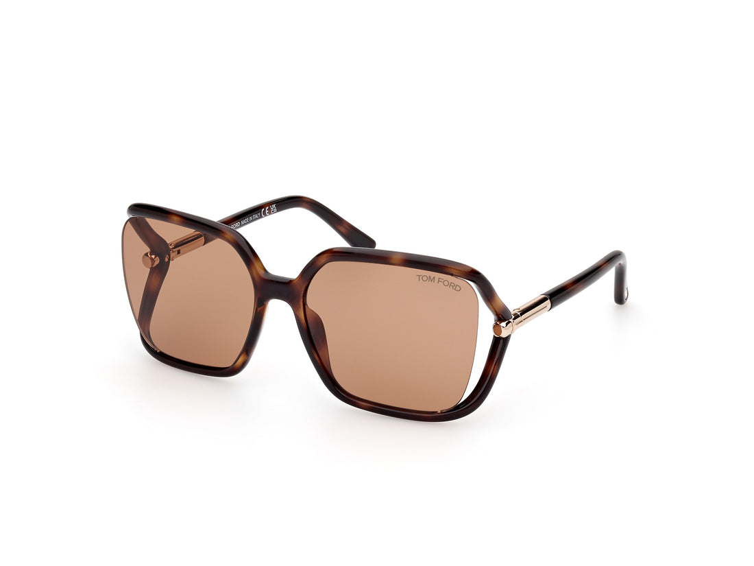 Sonnenbrillen tom ford ft1089 solange-02 52e havana butterfly femenino größe 60mm - Hauptansicht