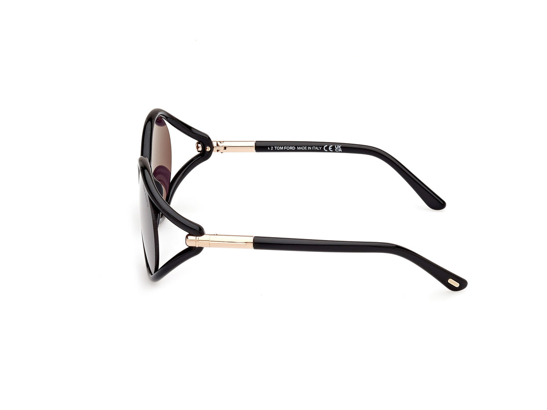 Sonnenbrillen tom ford ft1090 melody 01a negro femenino größe 59mm - Detailansicht