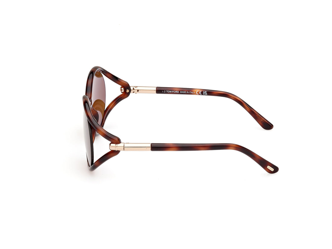 Sonnenbrillen tom ford ft1090 melody 53e havana femenino größe 59mm - Detailansicht
