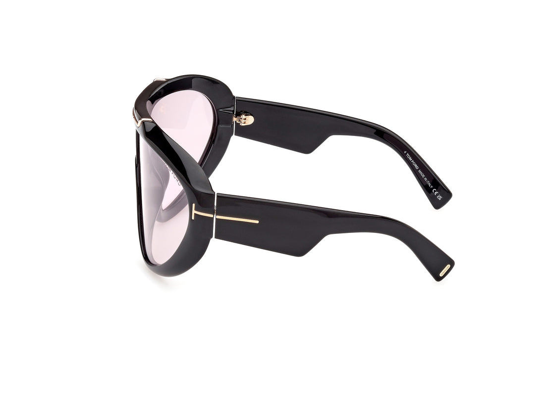 Sonnenbrillen tom ford ft1094 linden 01y negro pilot masculino größe 72mm - Detailansicht