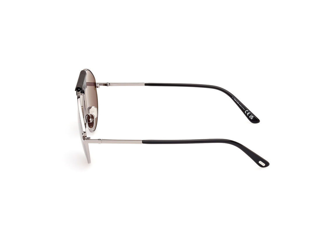 Sonnenbrillen tom ford ft1095 14a plateado pilot masculino größe 60mm - Detailansicht