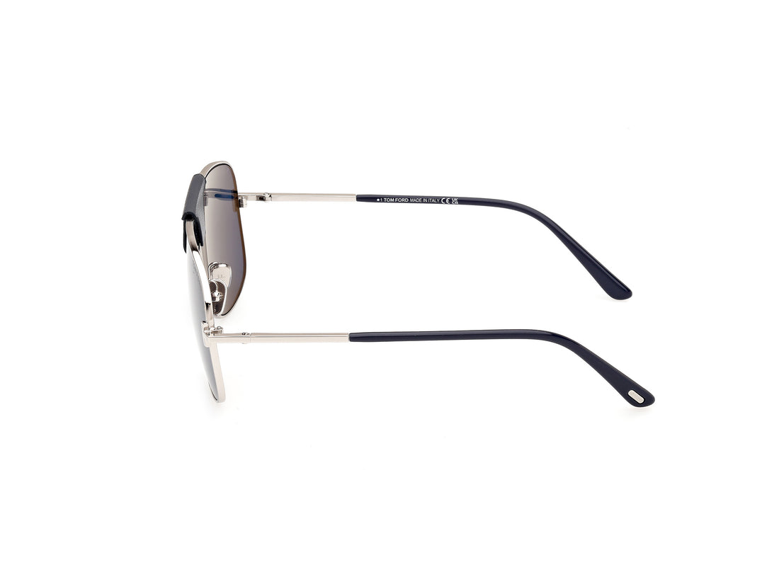 Occhiali da sole tom ford ft1096 16v gris navigator masculino taglia 62mm - Vista dettagliata