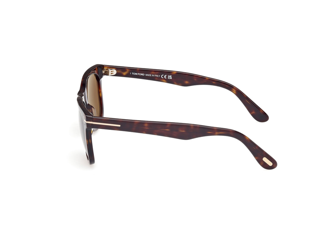 Gafas de sol tom ford ft1099 52j havana square masculino talla 52mm - Vista de detalle