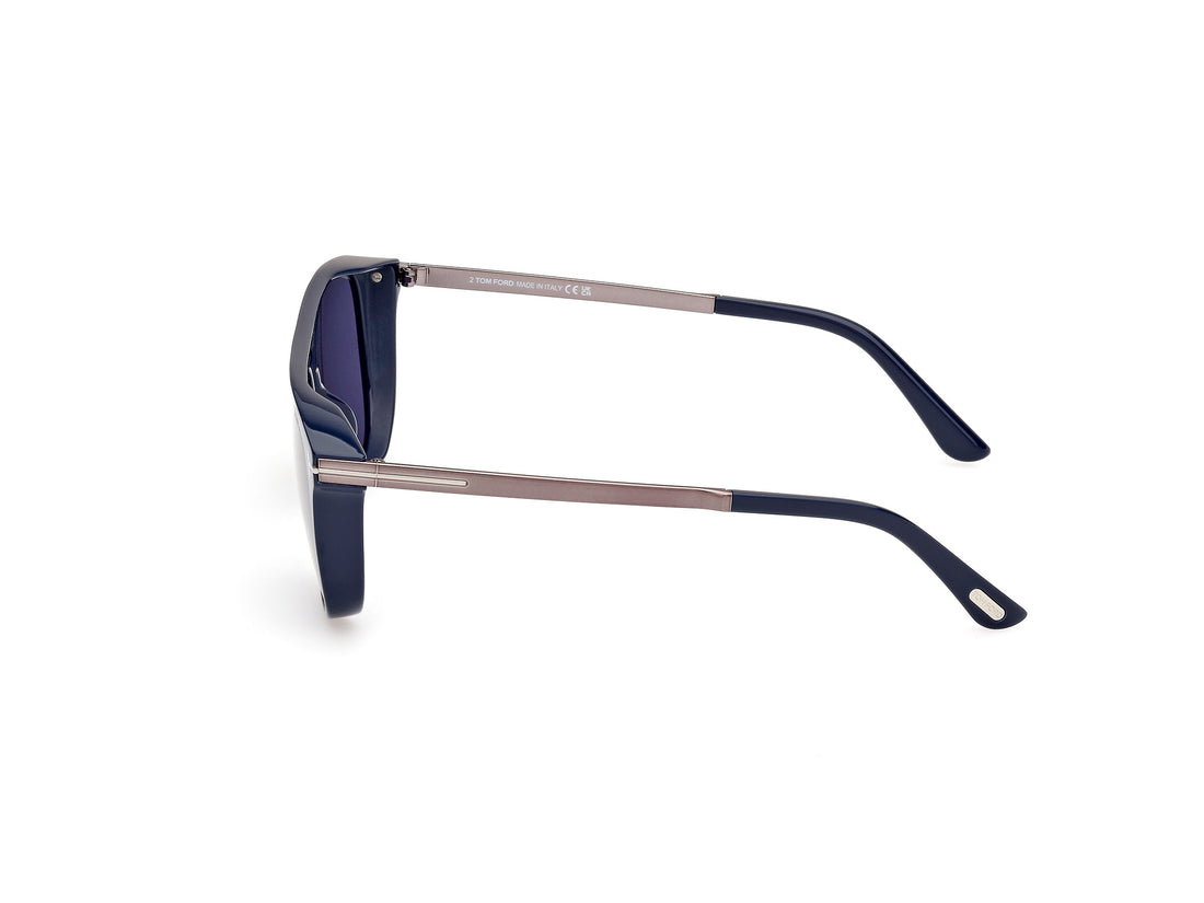Gafas de sol tom ford ft1105 90v azul square masculino talla 55mm - Vista de detalle