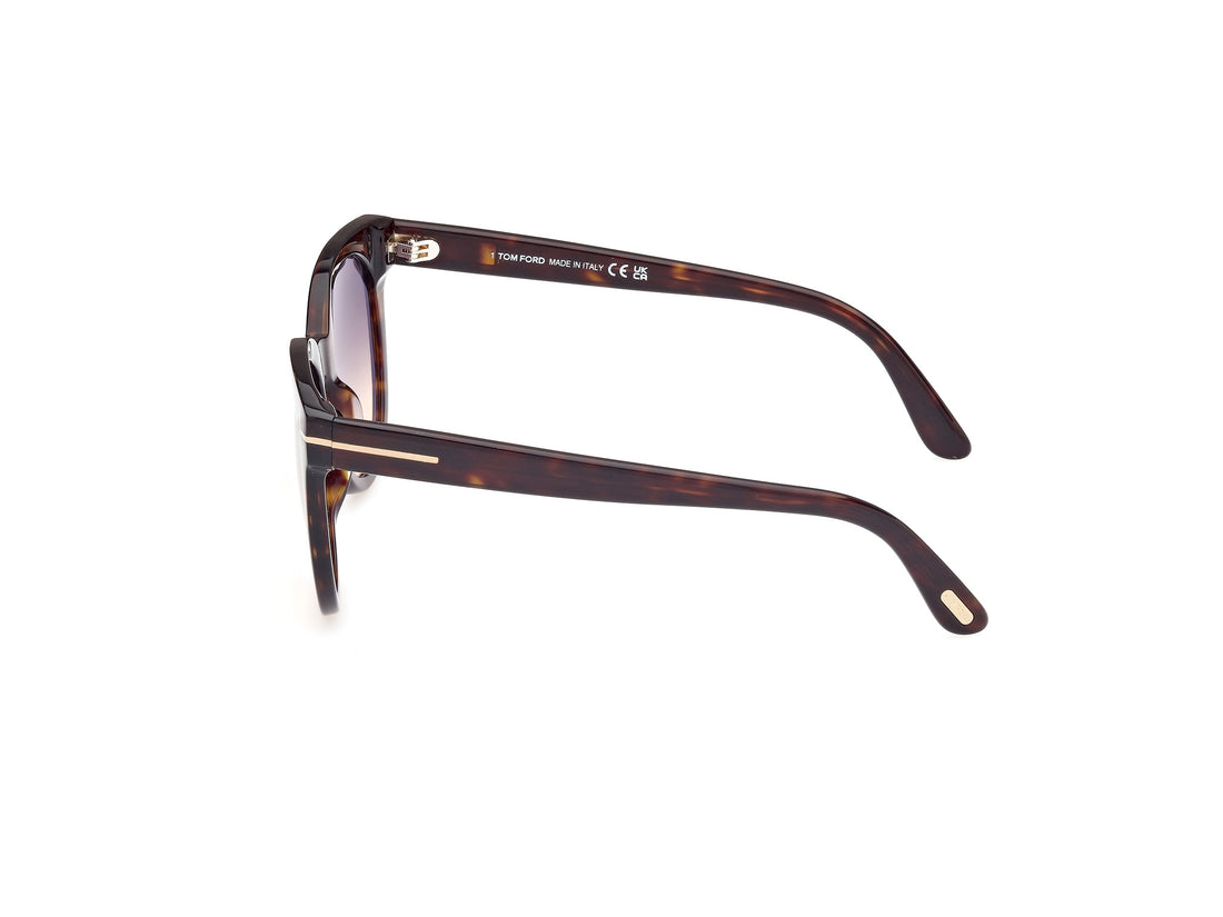 Sonnenbrillen tom ford ft1109 52b havana oval femenino größe 53mm - Detailansicht