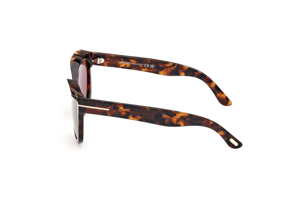 Gafas de sol tom ford ft1114 52e havana oval femenino talla 54mm - Vista de detalle