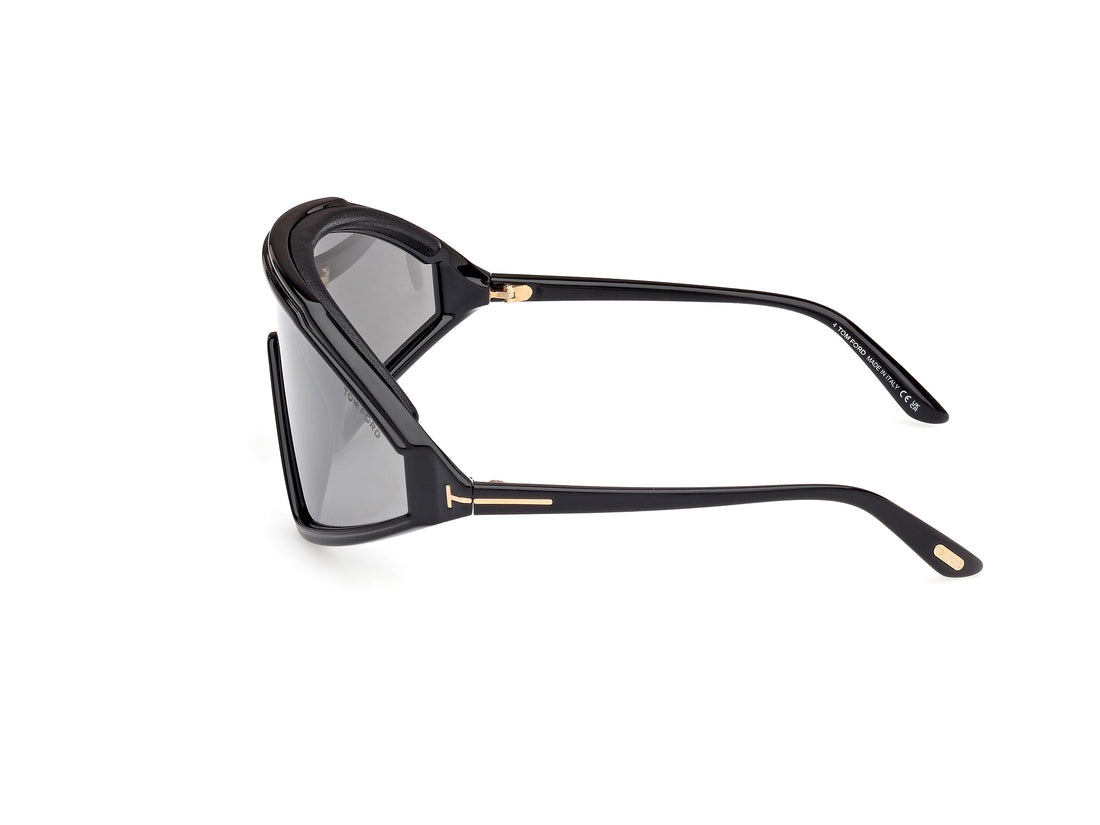 Sonnenbrillen tom ford ft1121 lorna 01c negro shield masculino größe 0mm - Detailansicht