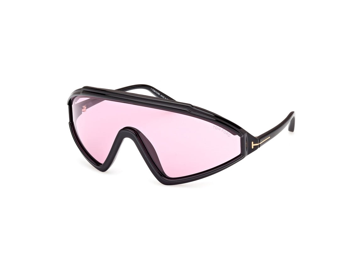 Sonnenbrillen tom ford ft1121 lorna 01y negro shield masculino größe 0mm - Hauptansicht