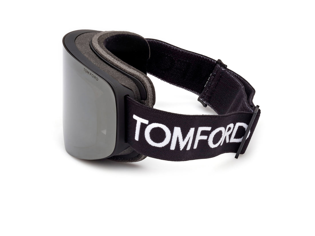 Occhiali da sole tom ford ft1124 01c negro shield unisex taglia 0mm - Vista dettagliata