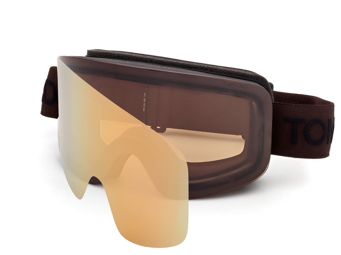 Gafas de sol tom ford ft1124 05c negro shield unisex talla 0mm - Vista principal