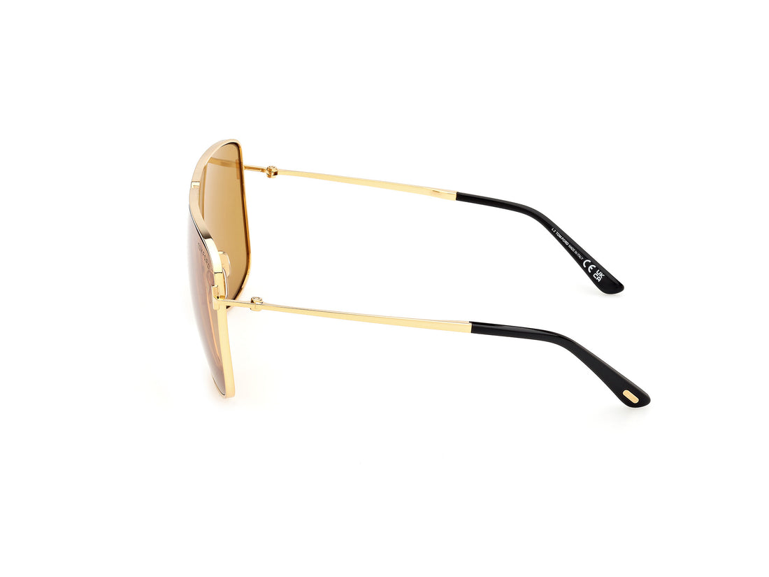 Occhiali da sole tom ford ft1159 huxley 30e dorado navigator unisex taglia 68mm - Vista dettagliata