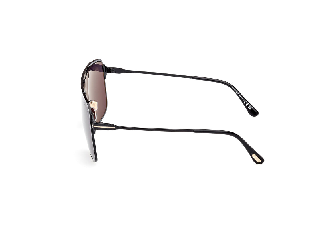 Gafas de sol tom ford ft1173 zappa 01a negro navigator masculino talla 69mm - Vista de detalle