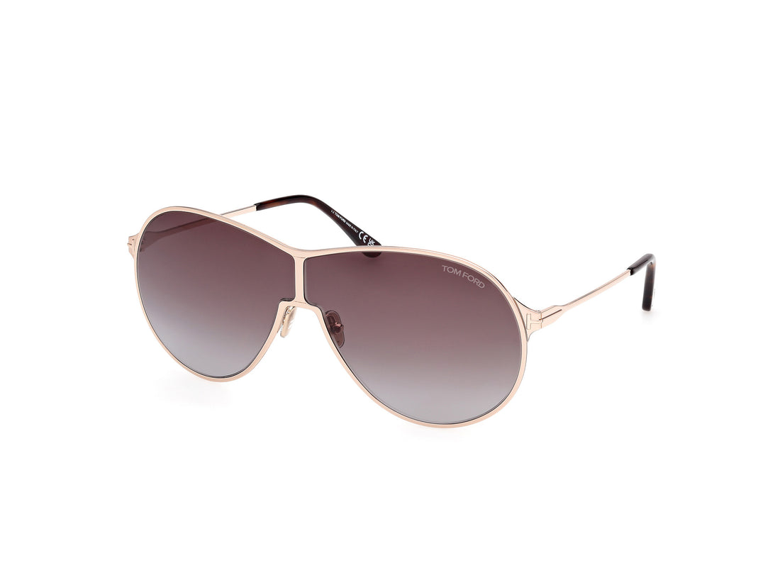 Gafas de sol tom ford ft1174 gaia 28k dorado pilot unisex talla 71mm - Vista principal