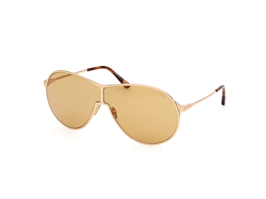 Gafas de sol tom ford ft1174 gaia 30e dorado pilot unisex talla 71mm - Vista principal