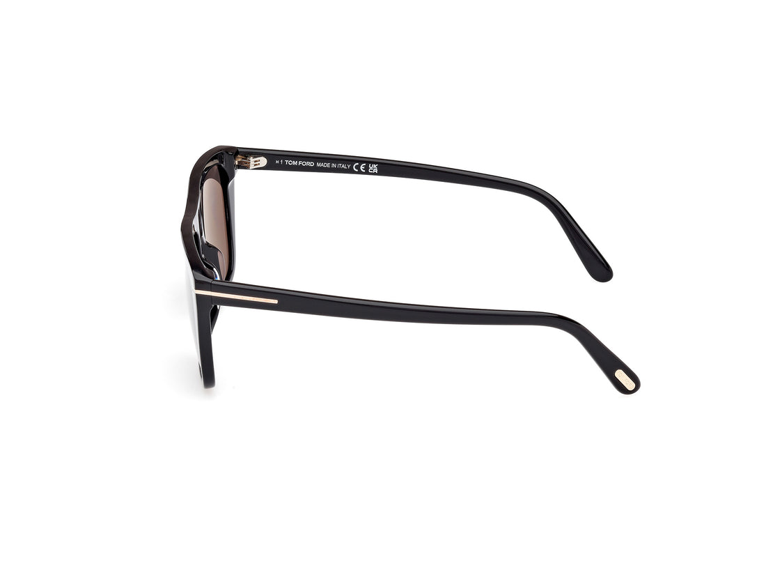 Gafas de sol tom ford ft1175 aslan 01a negro rectangular masculino talla 56mm - Vista de detalle