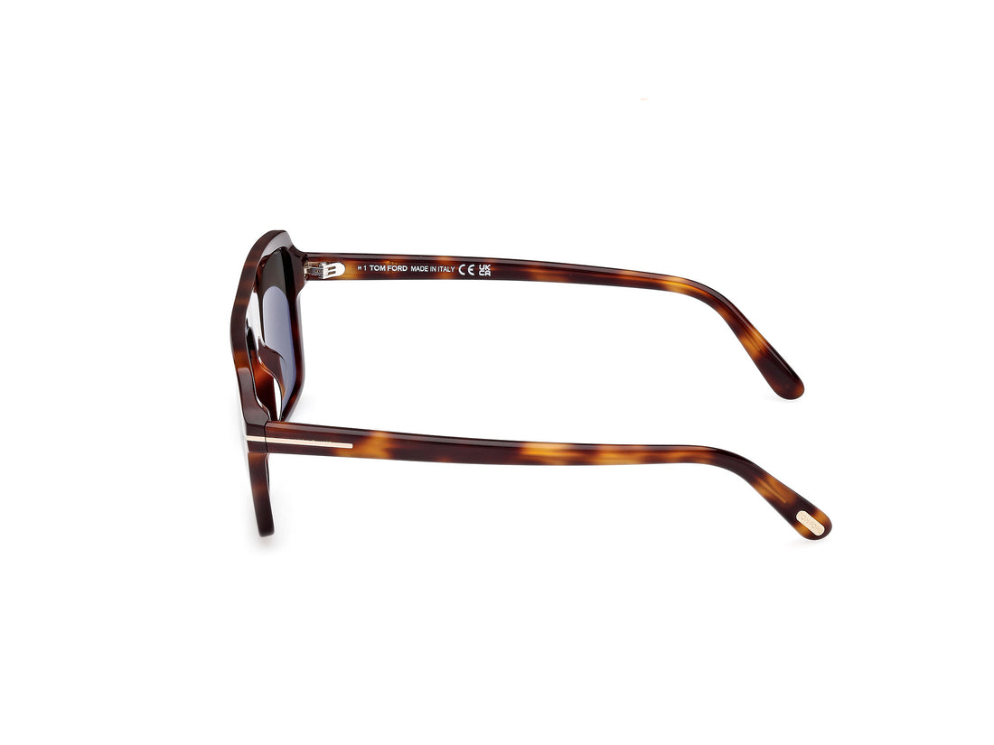 Sonnenbrillen tom ford ft1176 53n havana pilot unisex größe 56mm - Detailansicht