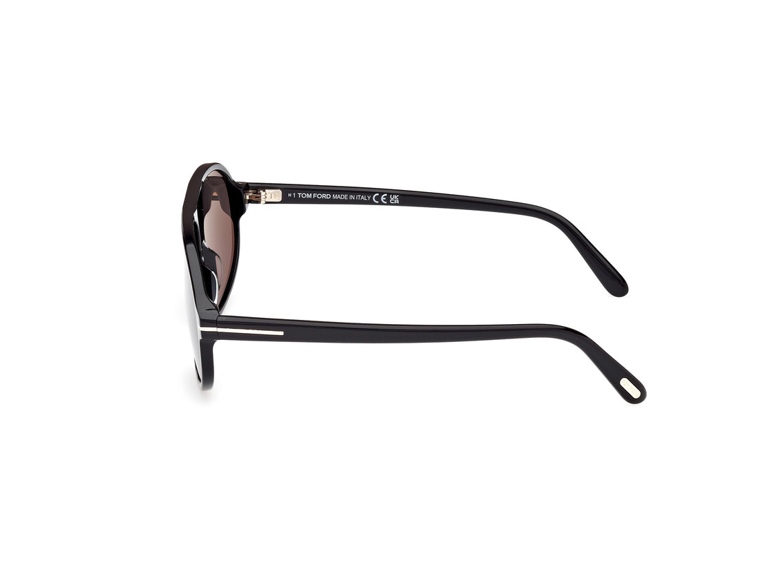Gafas de sol tom ford ft1178 erol 01a negro pilot masculino talla 58mm - Vista de detalle