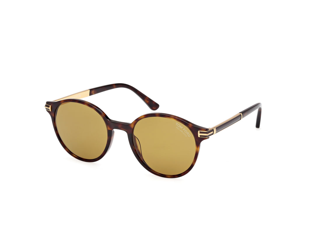 Gafas de sol tom ford ft1184 araki 52h havana round masculino talla 52mm - Vista principal