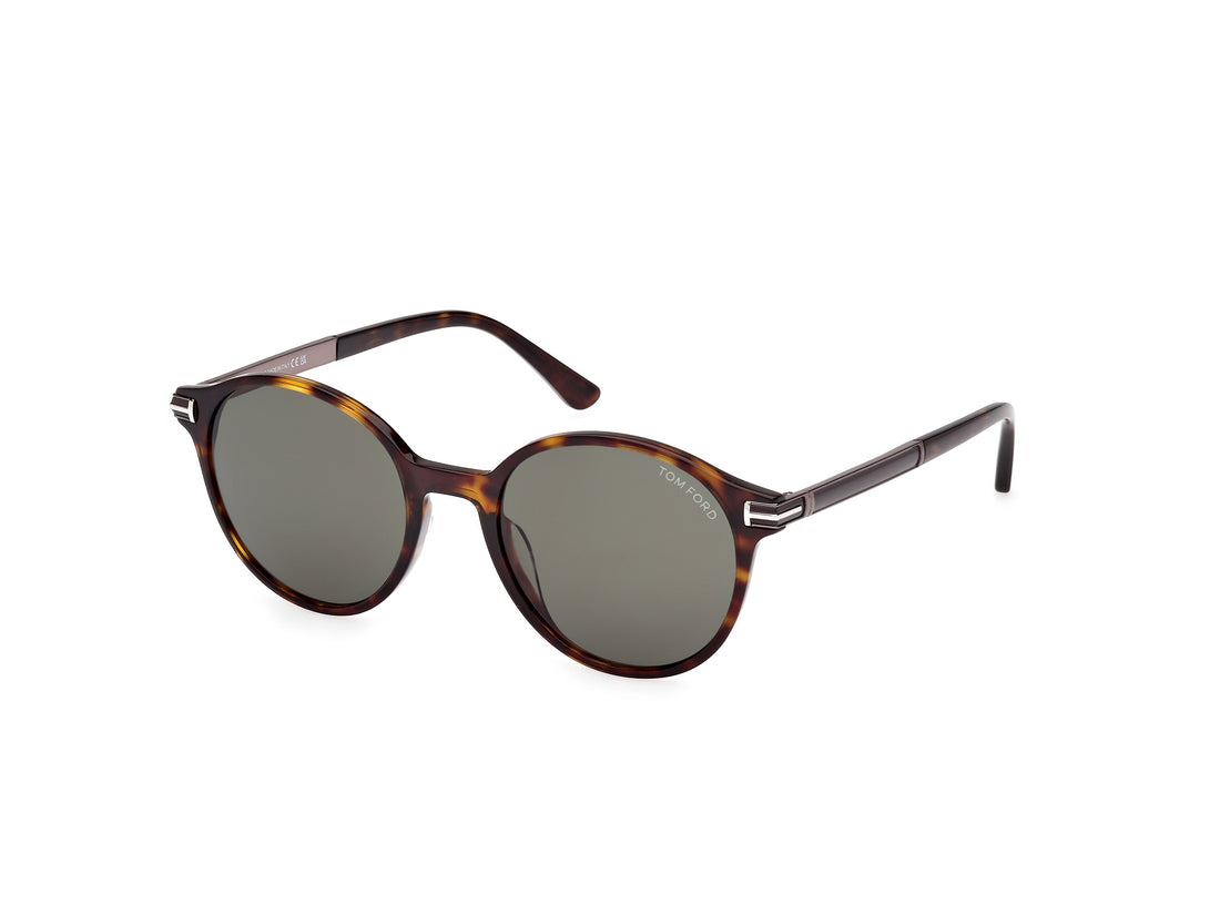 Gafas de sol tom ford ft1184 araki 52n havana round masculino talla 52mm - Vista principal