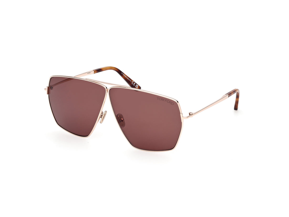 Gafas de sol tom ford ft1185 stella 28e dorado navigator femenino talla 67mm - Vista principal