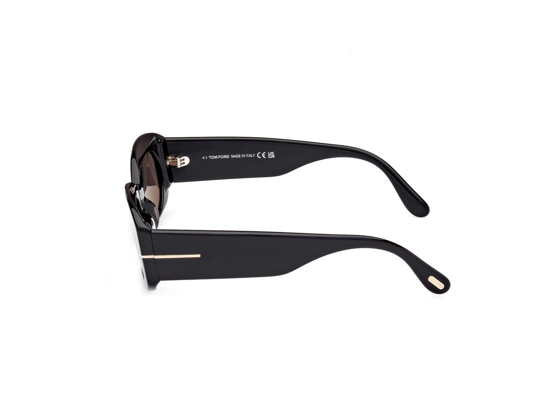 Occhiali da sole tom ford ft1187 cielle 01a negro oval femenino taglia 52mm - Vista dettagliata